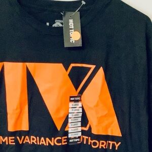 Hot Topic Black and Orange TVA Teen Shirt